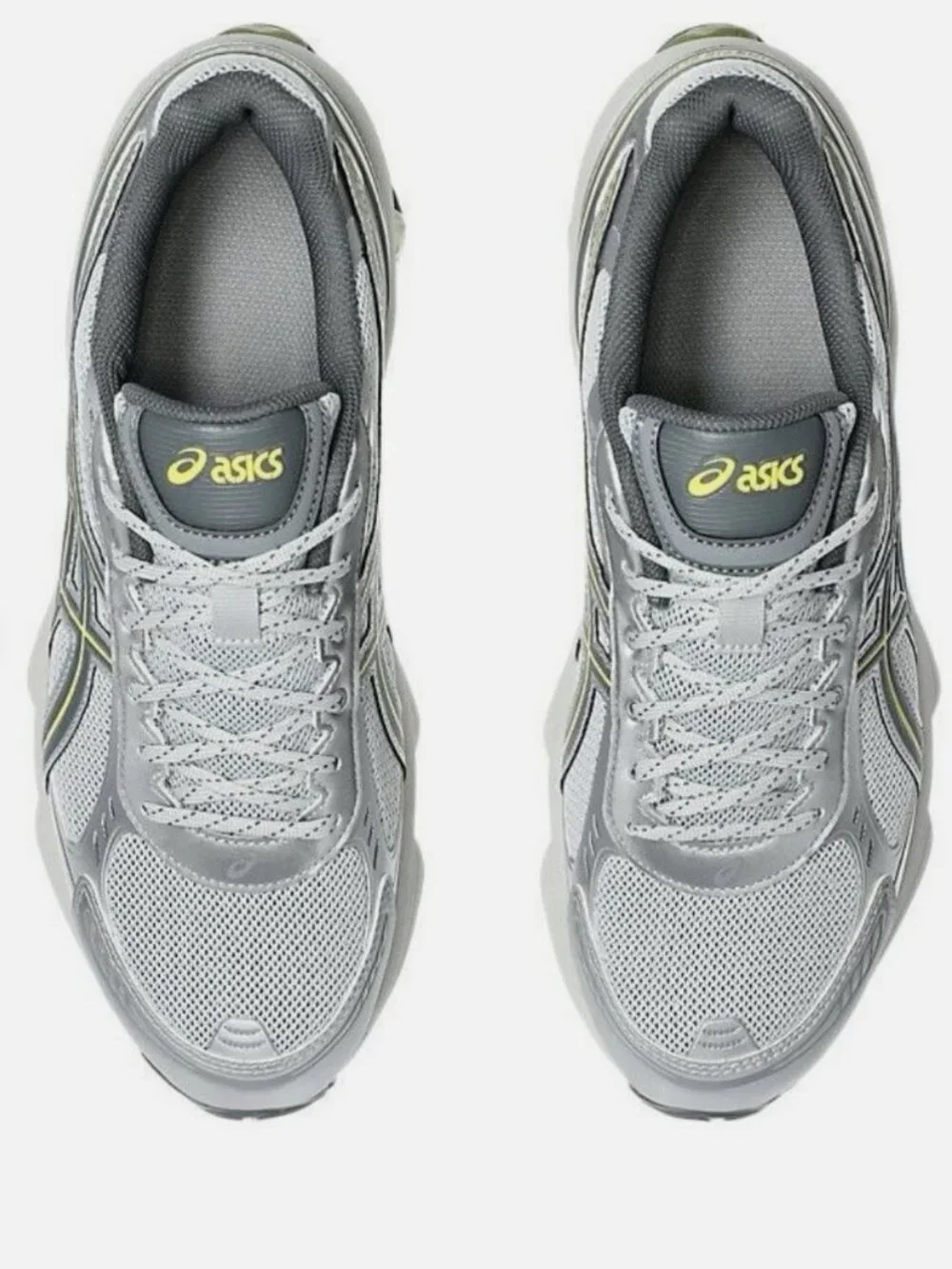 NEW Asics GEL Kinetic Fluent Grey Silver Green Mens 11.5 US 46 EUR NEW IN BOX